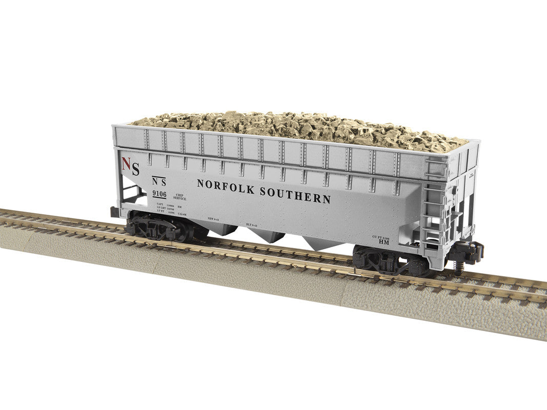 American Flyer 2219282 S Norfolk Southern Wood Chip Hopper Car #9144