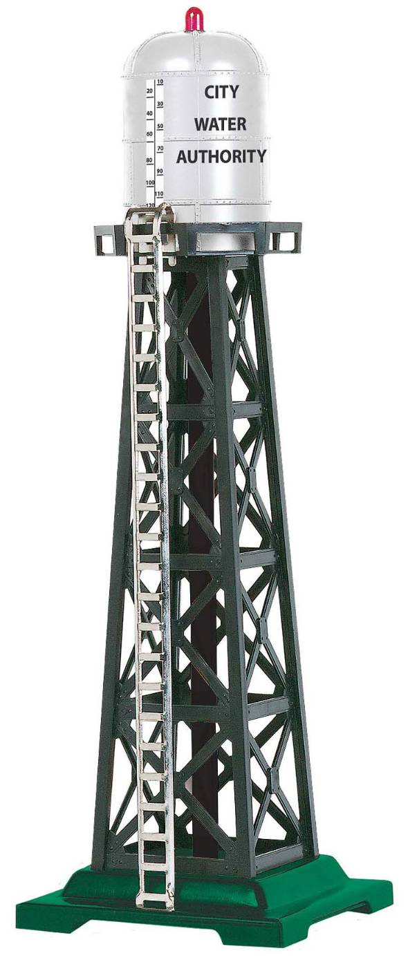 Lionel 6-22194 O Gauge City Water Authority Tank Tower Kit with Light
