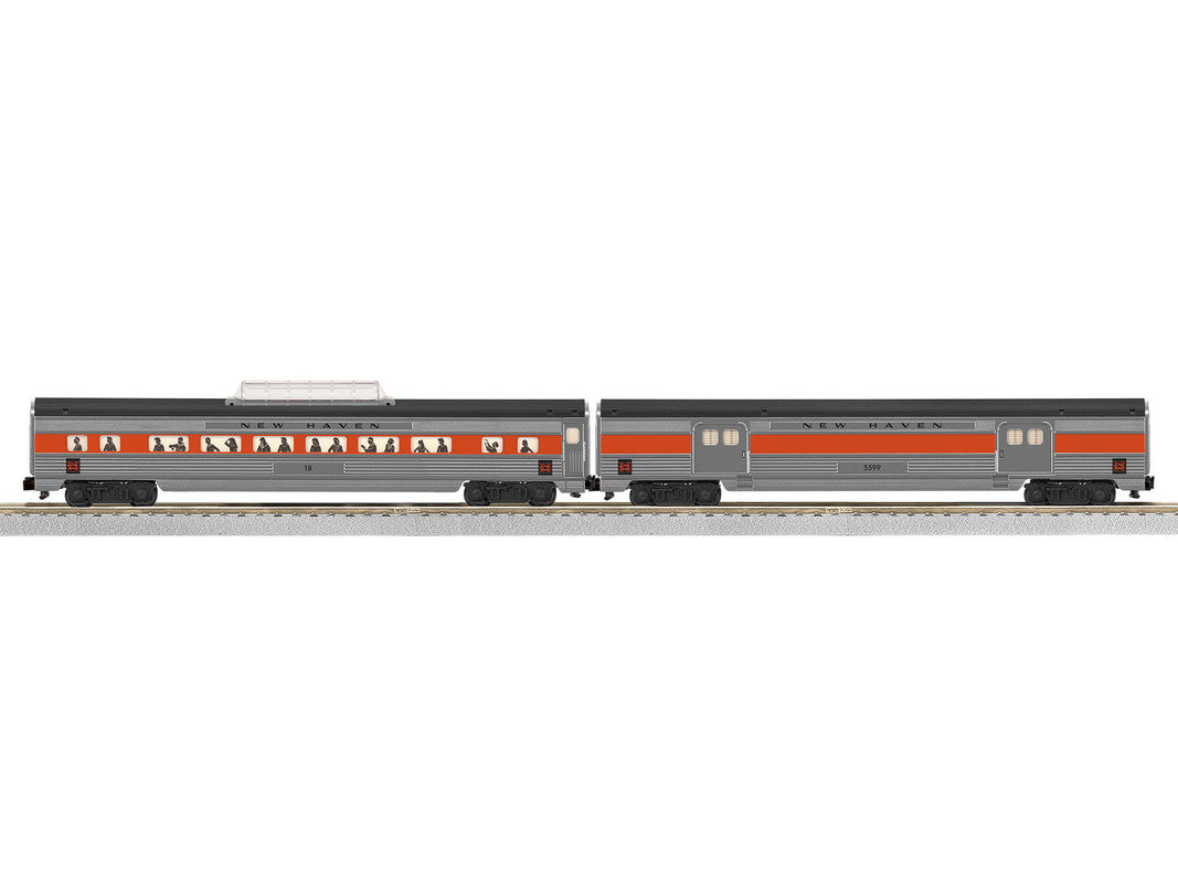 American Flyer 2219440 S New Haven Streamlied Passenger Car (Set of 2)