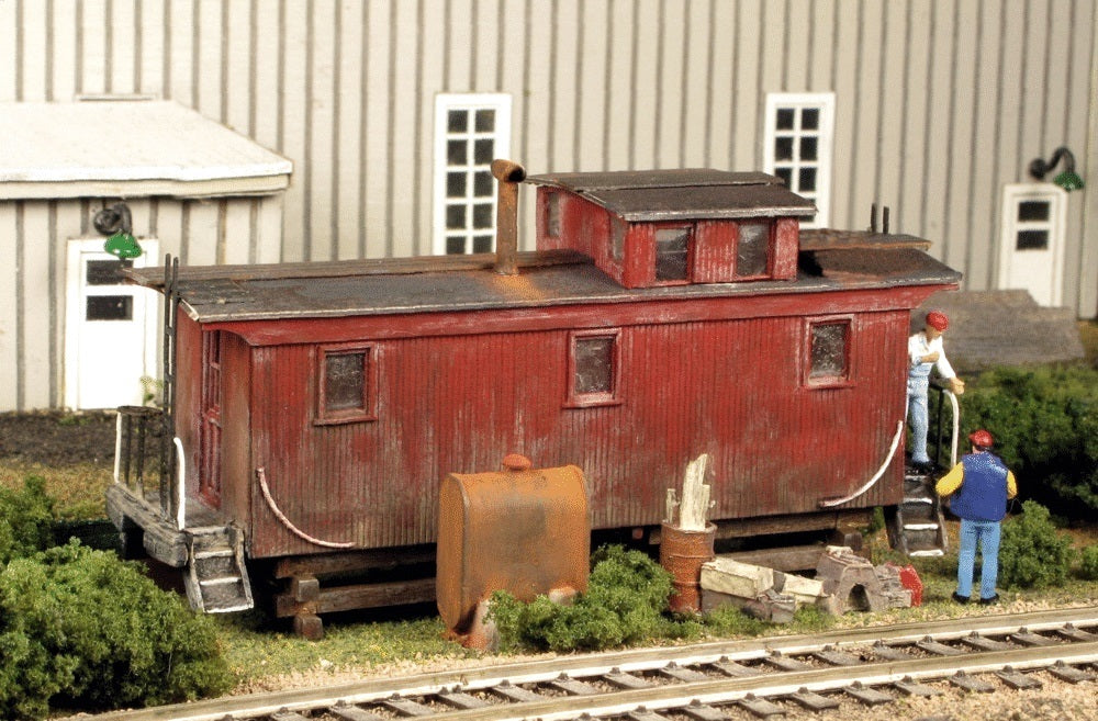 Monroe Models 2220 HO Yard Office Caboose Building Kit