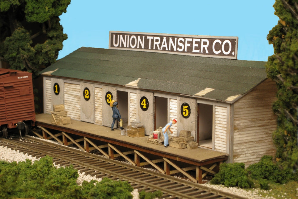 Monroe Models 2221 HO Union Transfer Co. One-Sided Background Model Kit