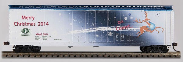 Con-Cor 0001-02014N 2014 N Merry Christmas On Comet Car