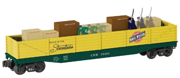 Lionel 6-22324 O Gauge CNW Cop & Robber Gondola #13401
