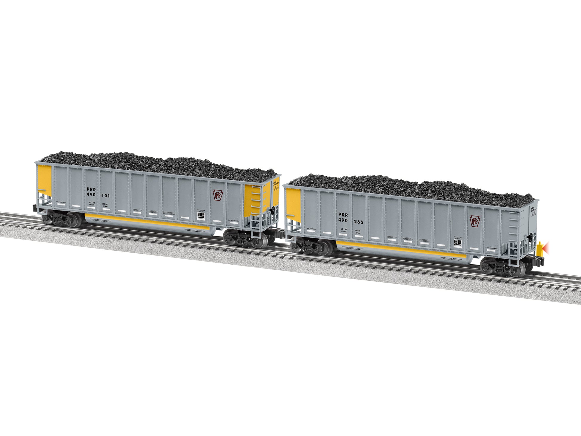 Lionel 2243080 O Pennsylvania Railroad Standard Rotary Gondola (Set of 2)