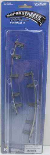 Lionel 6-22534 O SuperStreets D16 Curve Guard Rail Sections (Pack of 2)
