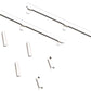 Lionel 6-22598 O Superstreets Adjustable Straight Roadway Tracks (Set of 2)