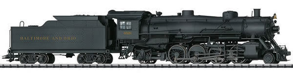 Trix 22816 HO B&O Railroad Class Q-3 w/ DCC Sound USA Light Mikado Steam Loco