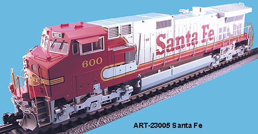 Aristo-Craft 23005 G ATSF Dash 9-44CW Diesel Locomotive #689
