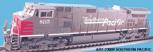 Aristo-Craft 23009 G Scale Southern Pacific Dash 9-44CW Diesel Locomotive