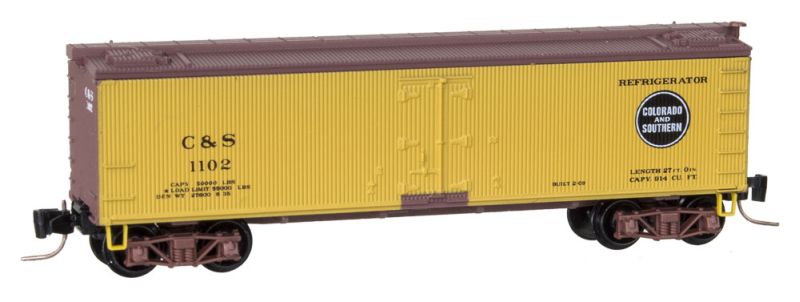 Micro-Trains 80300010 Nn3 Colorado & Southern 40' Wood Sheathed Reefer #1102