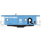 Athearn 23239 N Rock Island Bay Window Caboose Blue #17081