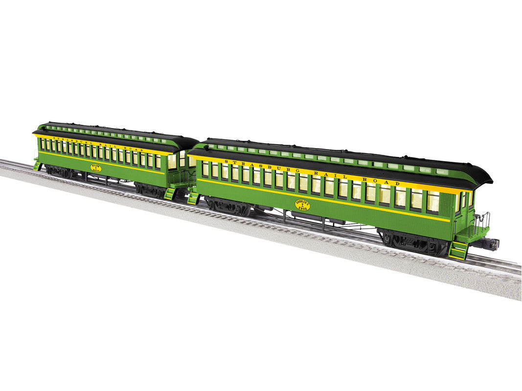 Lionel 2327090 O Strasburg Railroad 1970's Coach Pack B (Set of 2)