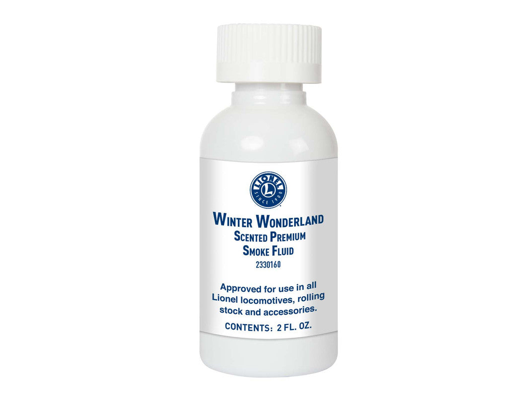 Lionel 2330160 Winter Wonderland Scented Smoke Fluid 2 oz Plastic Bottle
