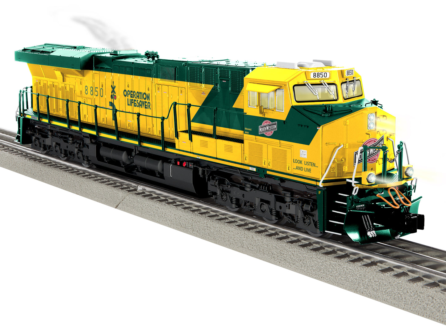Lionel 2333459 O CNW Legacy Superbass ES44AC Diesel Locomotive #8850