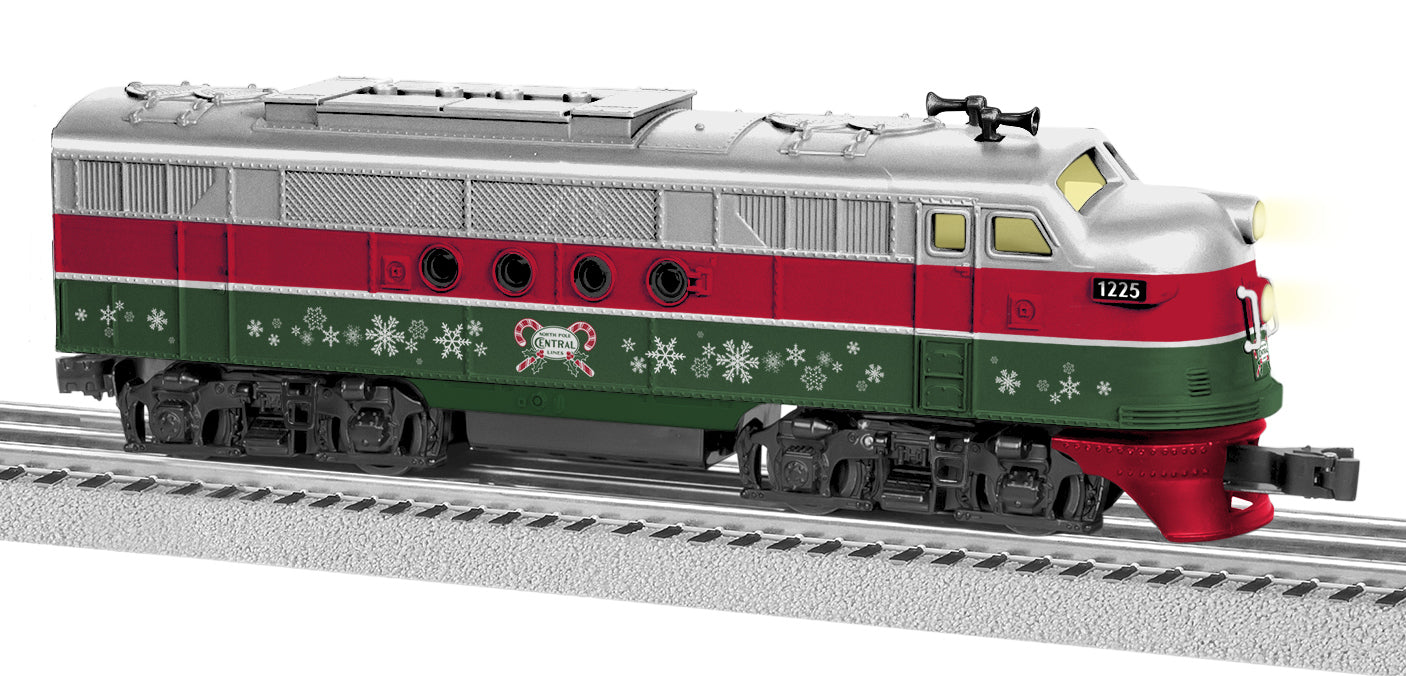 Lionel 2334120 O North Pole Central LionChief FT Diesel Locomotive #1225