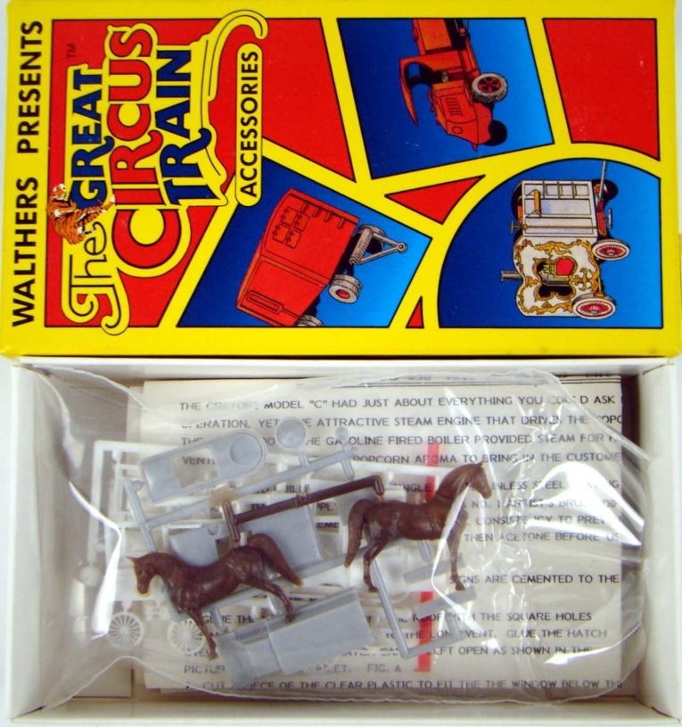 Walthers 360-235 HO Scale 1912 Horsedrawn Popcorn Wagon Plastic Kit