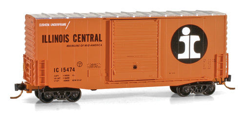 Micro-Trains 10100100 N Illinois Central 40' Hi-Cube Single Door Boxcar #15474