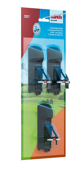 Marklin 23977 HO 77.5 mm + 5 mm Track Bumper for Plastic Track (Pack of 3)