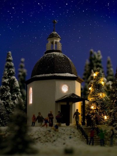 Vollmer 9412 HO Silent Night Memorial Chapel Kit