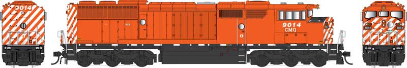 Bowser 24989 HO CM&Q SD40-2F Diesel Locomotive #9014 w/ DCC & Sound