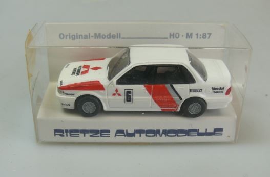 Rietze Auto Modelle 30360 HO Scale Mitsubishi Lancer Rennversion Neu