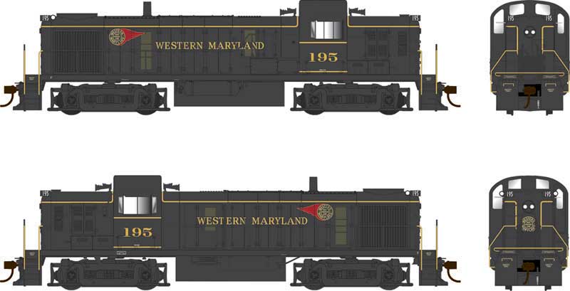 Bowser 25236 Alco RS-3 Phase 3 WM 196 W/sd