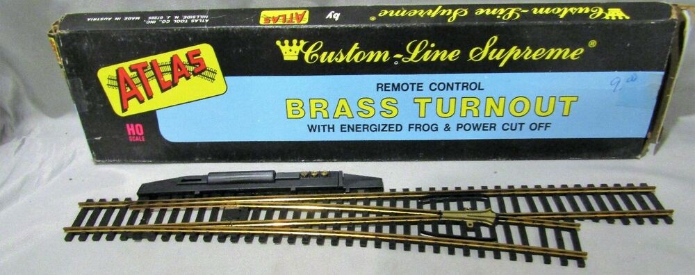 Atlas 254 HO No.6 Right Turnout Brass Track