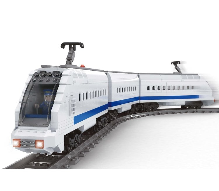 Imex 25825 Modern Electric Passenger Train Building Block Set Battery Operated