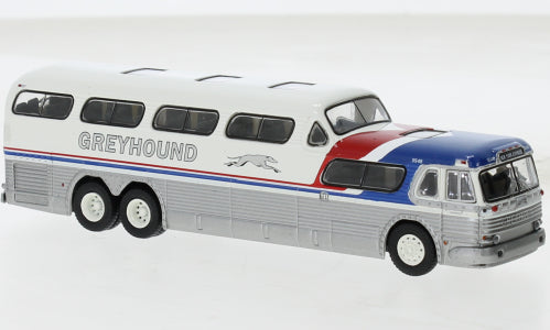 Brekina Automodelle 61303 HO Greyhound - GMC Scenicruiser Assembled Bus