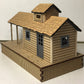Motrak Models 43301 O Adamsville Depot Laser-Cut Wood Kit