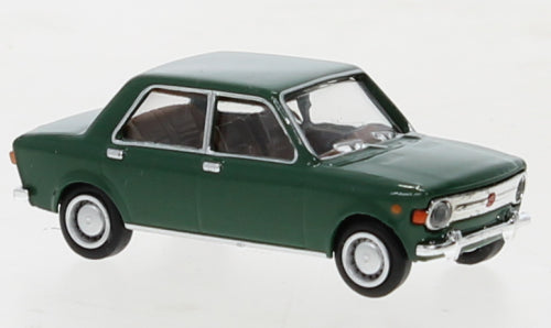 Brekina Automodelle 22537 HO 1969 Fiat 128 Green Assembled Car
