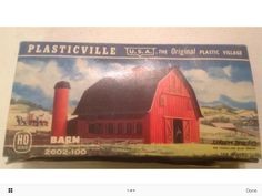 Plasticville 2602-100 HO Barn Building Kit