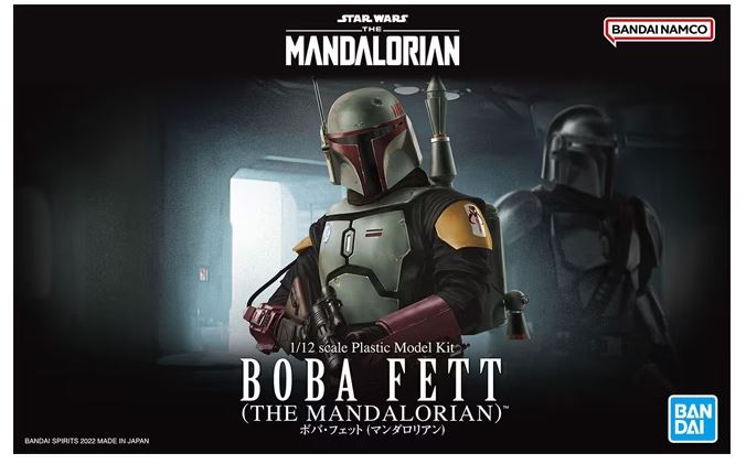 Bandai 2607743 1:12 Star Wars The Mandalorian Boba Fett Plastic Model Kit