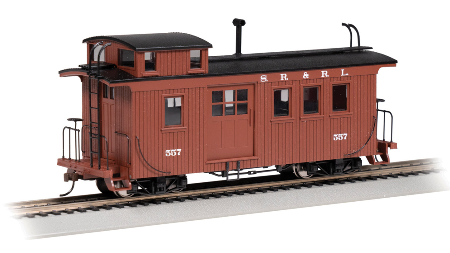 Bachmann 26701 On30 Sandy River & Rangeley Lakes RTR Wood Side-Door Caboose #557
