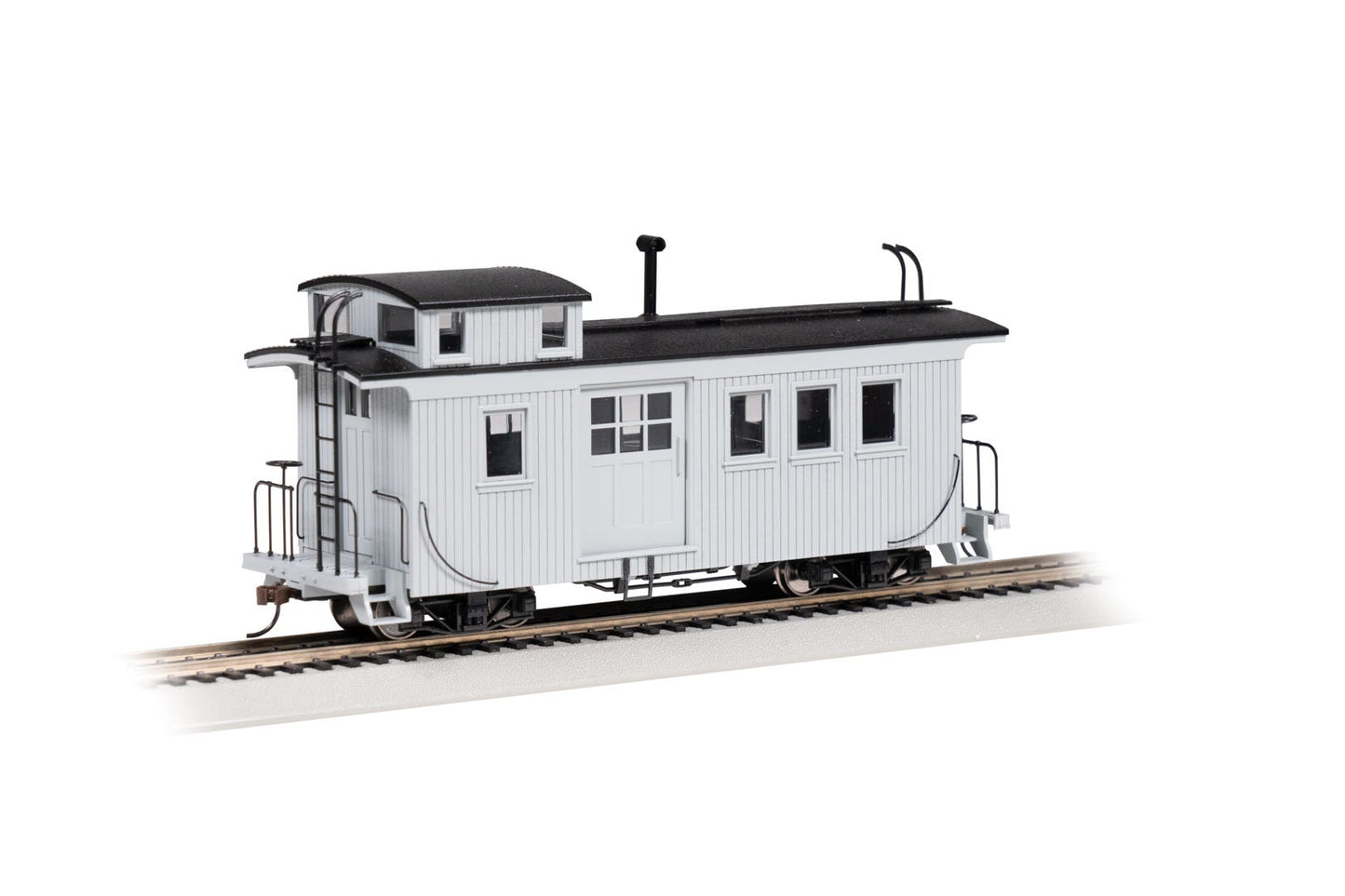 Bachmann 26704 On30 Undecorated Gray Wood Side-Door Caboose