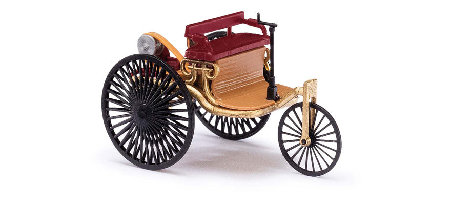 Busch 40004 HO Benz-Patent Motorwagen 130th Anniversary, Gold Wood