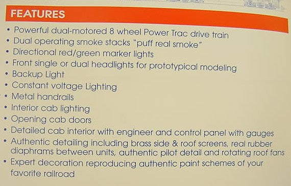 USA Trains 22356 G Union Pacific F-3A Diesel Locomotive