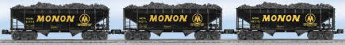 Lionel 6-27030 O Gauge Monon 3-Car Hopper Set