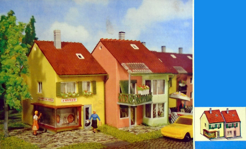 Faller B-224 HO Terraced Homes Building Kit (Set of 2)