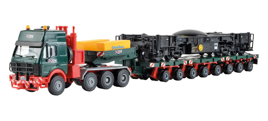 Kibri 13601 HO Mercedes-Benz SK Platform Car with Crane