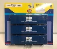 Athearn 27870 HO RTR 40' Container,, MCC Transport #1 (Pack of 3)