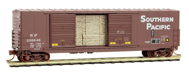Micro-Trains 18200030 N SP 50' Standard Double 8' Sliding Door Boxcar #232648