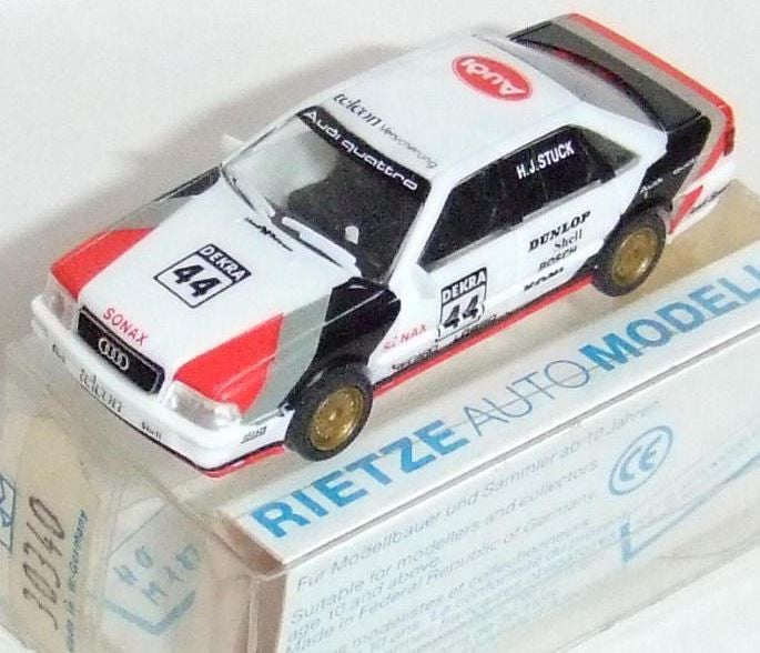 Rietze Auto Modelle 30340 HO Scale Audi V8, H. J. Stuck, OVP
