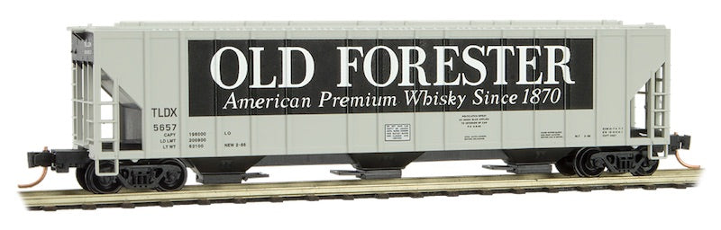 Micro-Trains 09900180 N Old Forester 3-Bay Evans Covered Hopper #5657