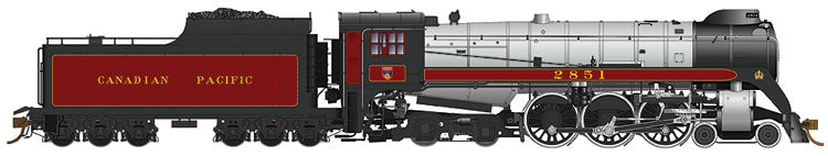 Rapido Trains 600509 HO CP Royal Hudson Class H1d Steam Loco #2857 -DC/DCC/Sound
