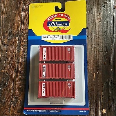 Athearn 28814 Hong Kong Islands 20' Containers (Set of 3)