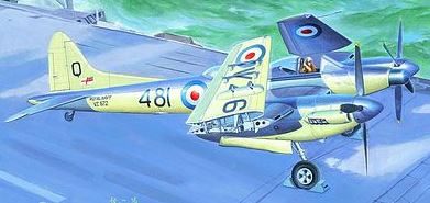Trumpeter 02895 1:48 De Haviland Sea Hornet NF21 Fighter Military Plane Kit