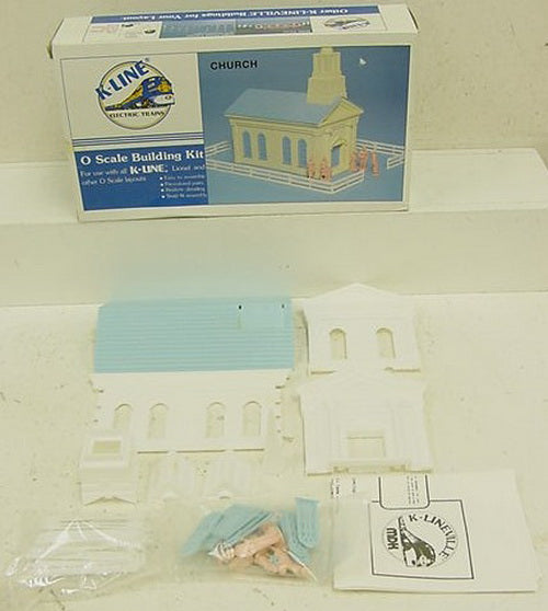 K-Line K4111 Church with Figures and Fence Building Kit