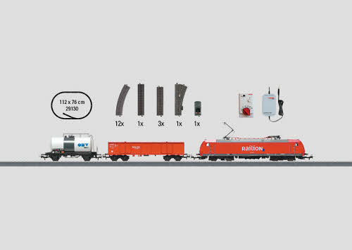 Marklin 29130 Railion Europe  HO Gauge Digital Electric Starter Train Set