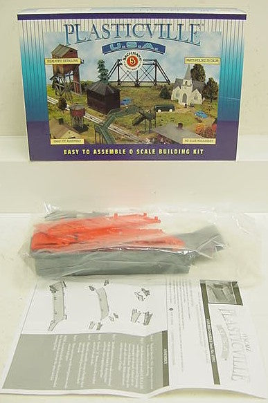 Bachmann 45992 O Scale Plasticville Covered Bridge Building Kit